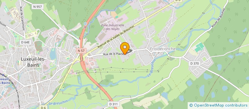 localisation de l'entreprise S.C. ENERGIE  FROIDECONCHE