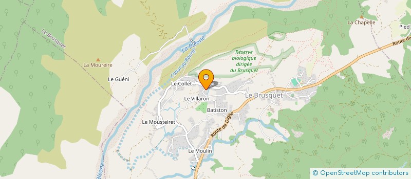 localisation de l'entreprise S.C ENTRE MER ET ETANG  LE BRUSQUET