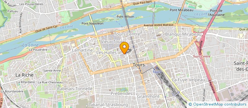 localisation de l'entreprise S.C ET ORGANISATION EN RELATIONS HUMAINE à TOURS