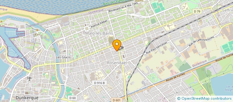 localisation de l'entreprise S.C.F.1 à DUNKERQUE