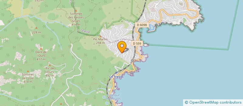 localisation de l'entreprise S C F  SAINT-RAPHAEL