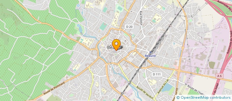 localisation de l'entreprise S.C.F.B. à BEAUNE