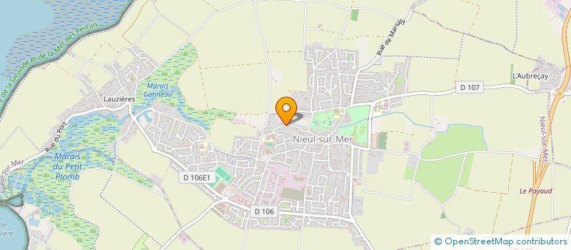 localisation de l'entreprise S.C.F DES MOTTES  NIEUL-SUR-MER