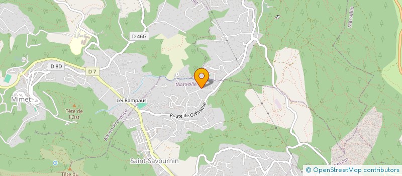 localisation de l'entreprise S.C.F. MAURICE  SAINT-SAVOURNIN