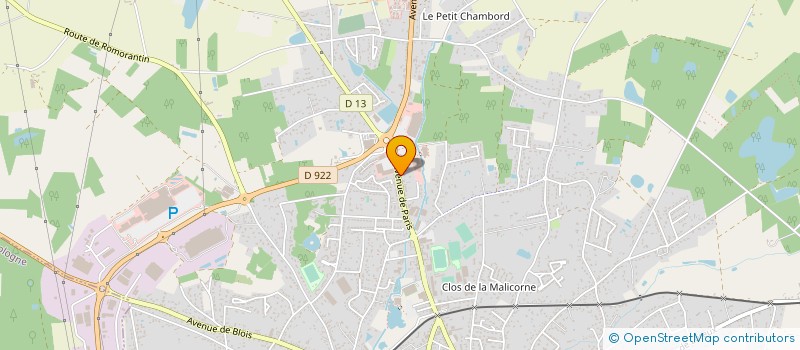 localisation de l'entreprise S.C.F SOLOGNIAC CONSULTING FRANCE  ROMORANTIN-LANTHENAY