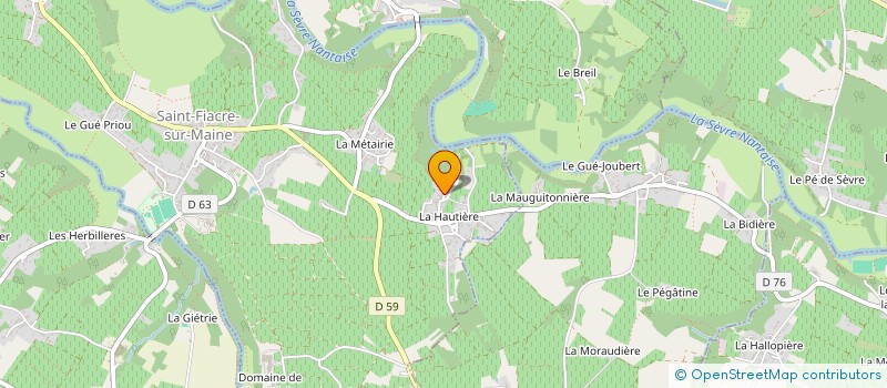 localisation de l'entreprise S.C. FAMILLE FUTEUL  SAINT-FIACRE-SUR-MAINE