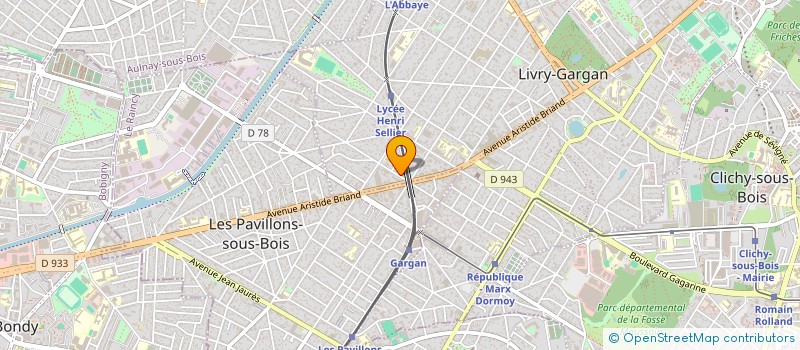 localisation de l'entreprise S&C FAMILY  LIVRY-GARGAN