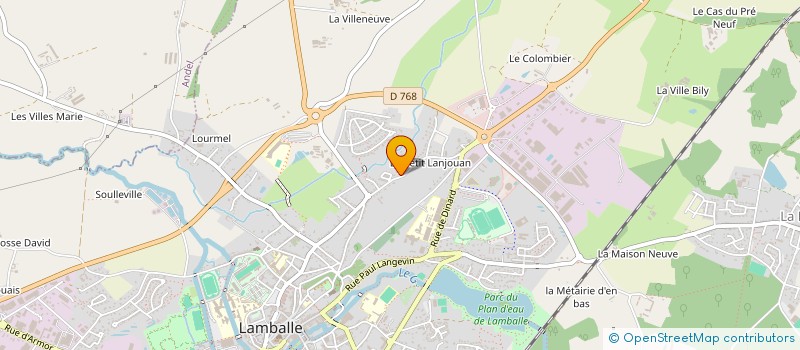 localisation de l'entreprise S.C FEBVRE INVESTISSEMENTS à LAMBALLE-ARMOR