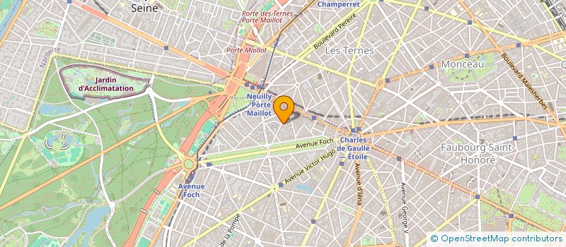 localisation de l'entreprise S.C FINANCIERE THERY  PARIS