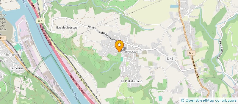 localisation de l'entreprise S C FREMOMA  SEYSSUEL