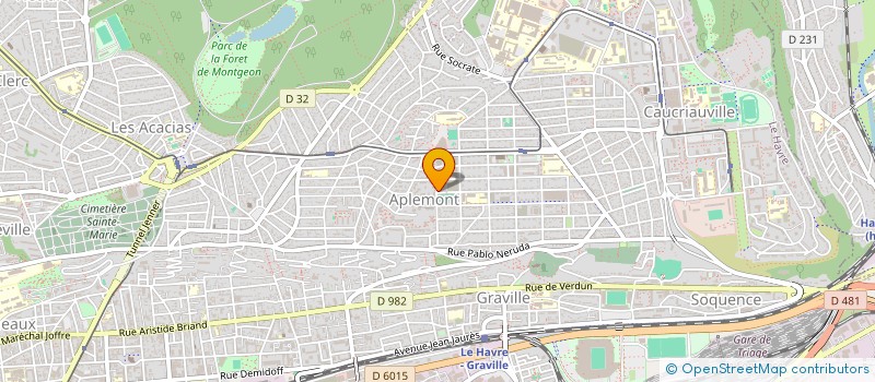 localisation de l'entreprise S C FRILEUSE  LE HAVRE