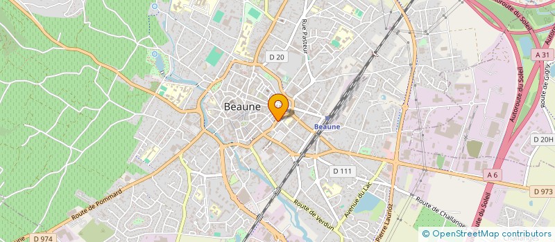 localisation de l'entreprise S.C.G.A. à BEAUNE