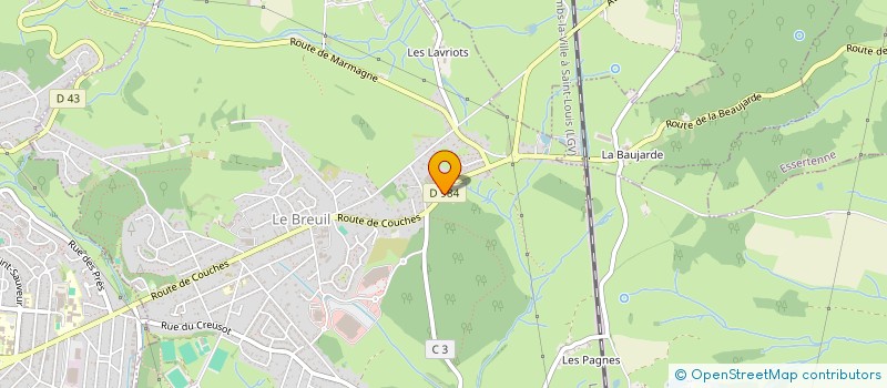 localisation de l'entreprise S C G I à LE BREUIL