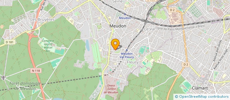 localisation de l'entreprise S.C. G.M. DIFF à MEUDON