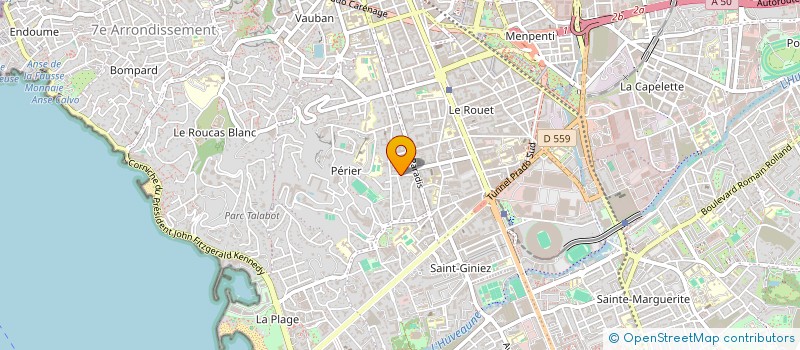 localisation de l'entreprise S.C.G.P CREALA à MARSEILLE
