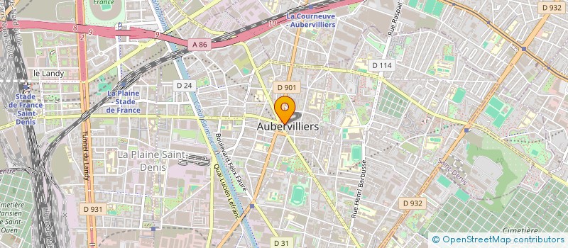localisation de l'entreprise S C GESTION 26 B R DU MOUTIER à AUBERVILLIERS