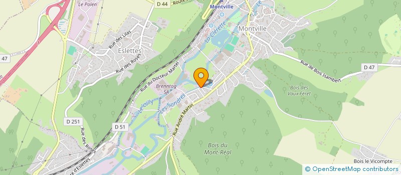 localisation de l'entreprise S&C GUERRIER IMMO  MONTVILLE