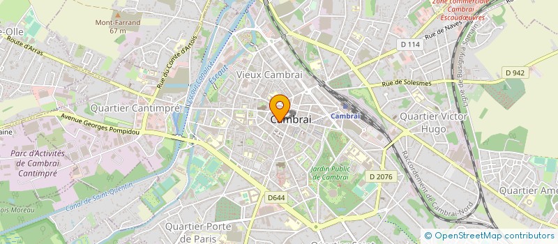 localisation de l'entreprise S.C.H. à CAMBRAI