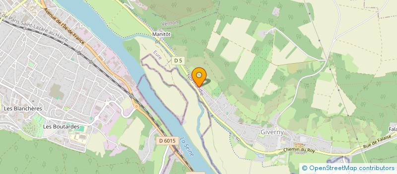 localisation de l'entreprise S C H à GIVERNY