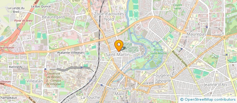 localisation de l'entreprise S.C.H.I.  RENNES