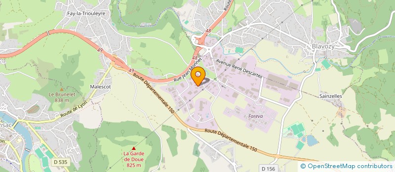 localisation de l'entreprise S.C.I. 01 BELLEY - LA PELISSIERE 2  LYON