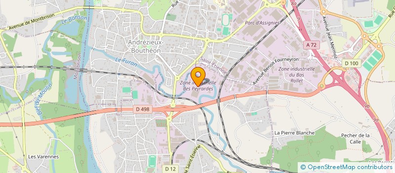 localisation de l'entreprise S.C.I.1JM  SAINT-JUST-SAINT-RAMBERT