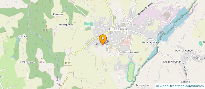 localisation de l'entreprise S.C.I. 2 M  GUERLESQUIN