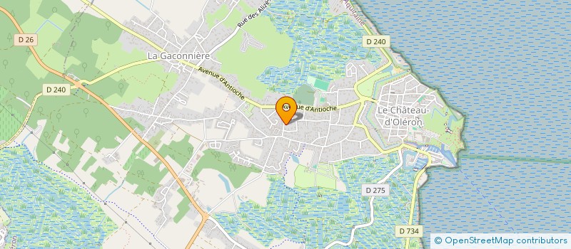 localisation de l'entreprise S.C.I. 2 M  LE CHATEAU-D'OLERON