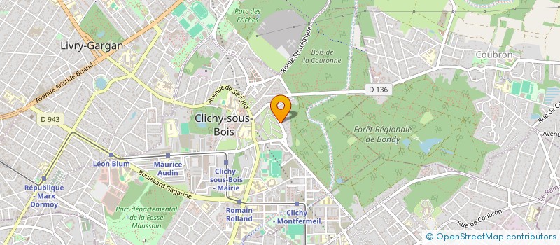 localisation de l'entreprise S.C. I. 21 ALL. VEUVE LINDET GIRARD 9 à CLICHY-SOUS-BOIS