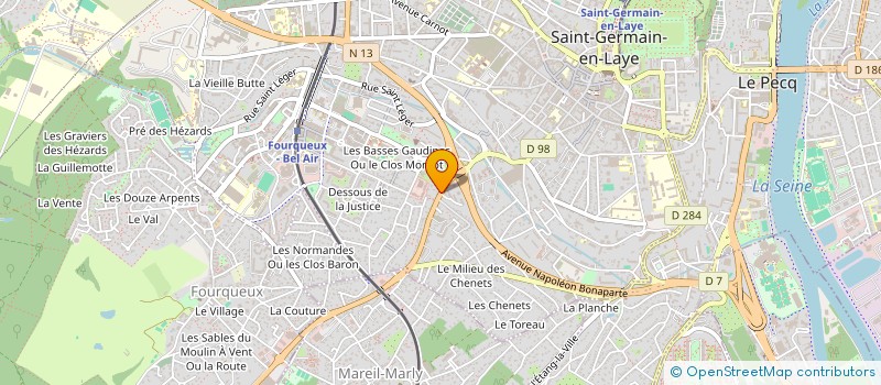 localisation de l'entreprise S.C.I 23  SAINT-GERMAIN-EN-LAYE