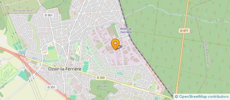 localisation de l'entreprise S.C.I. 2A.LR à LIVERDY-EN-BRIE
