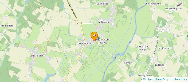 localisation de l'entreprise S.C.I. 2CRB  MONTCONY