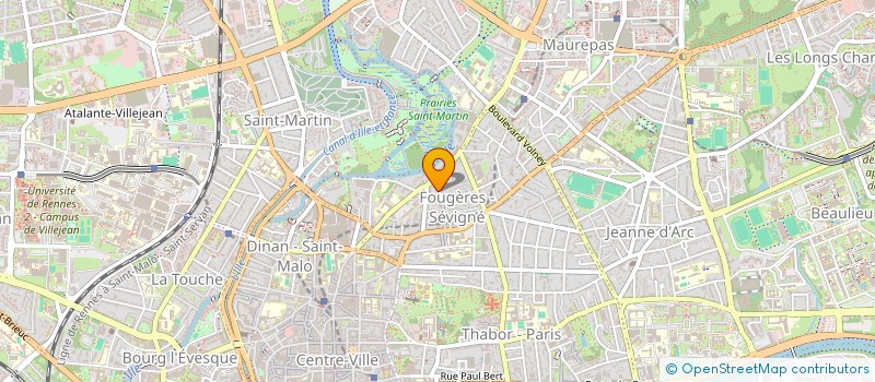 localisation de l'entreprise S.C.I. 2JM  RENNES