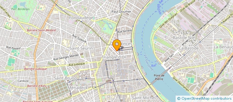 localisation de l'entreprise S.C.I. 2MSB  BORDEAUX