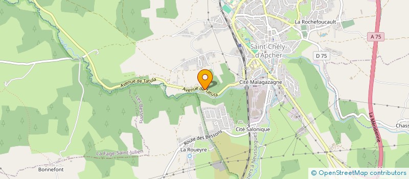 localisation de l'entreprise S.C.I. 2R  SAINT-CHELY-D'APCHER