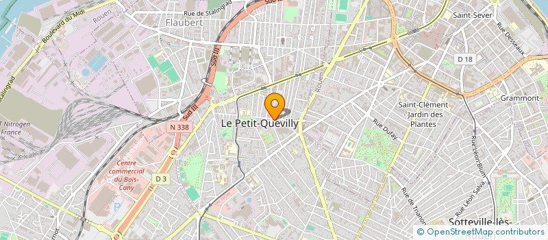 localisation de l'entreprise S.C.I. 3 G à LE PETIT-QUEVILLY