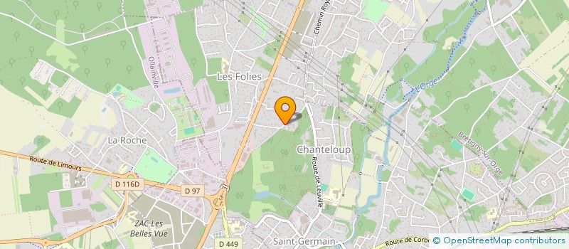 localisation de l'entreprise S.C.I. 37 AVENIR  SAINT-GERMAIN-LES-ARPAJON