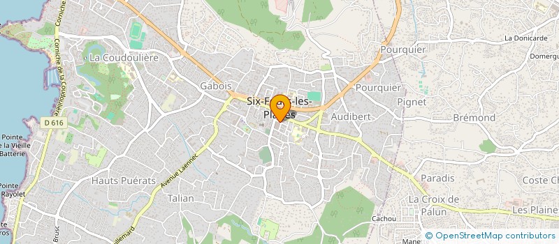 localisation de l'entreprise S.C.I. 3G à SIX-FOURS-LES-PLAGES