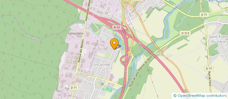 localisation de l'entreprise S.C.I. 3JRC  INCARVILLE