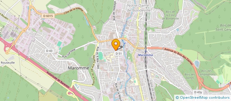 localisation de l'entreprise S.C.I. 404  MAROMME