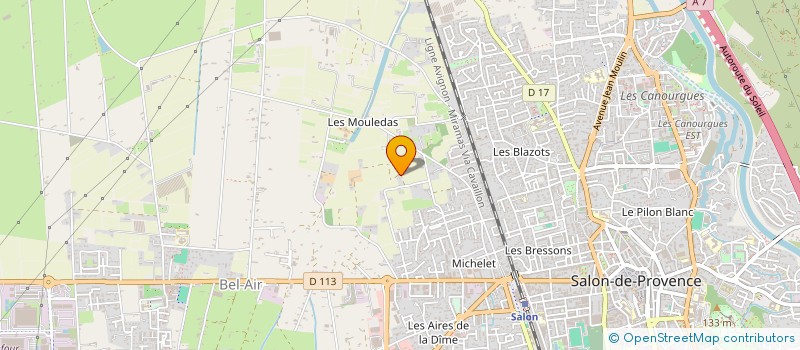 localisation de l'entreprise S.C.I. 45 BERRI  SALON-DE-PROVENCE