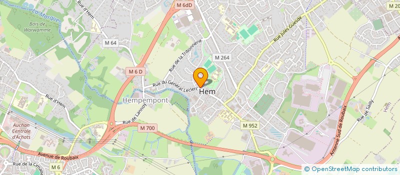 localisation de l'entreprise S.C.I 4MY  HEM