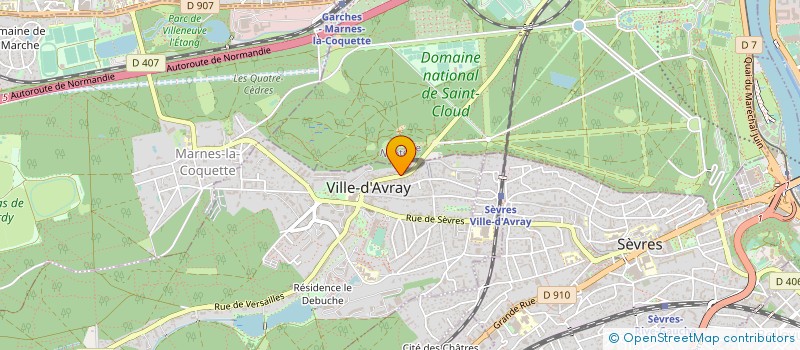 localisation de l'entreprise S.C.I. 5 MARMOTTES  VILLE-D'AVRAY