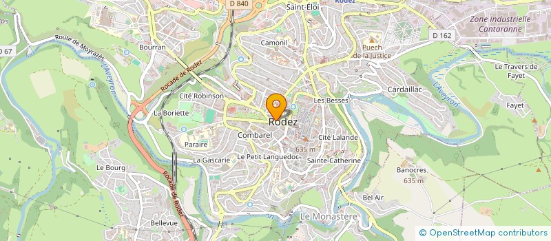 localisation de l'entreprise S.C.I 6 AVH RODEZ OTOMATIC  RODEZ