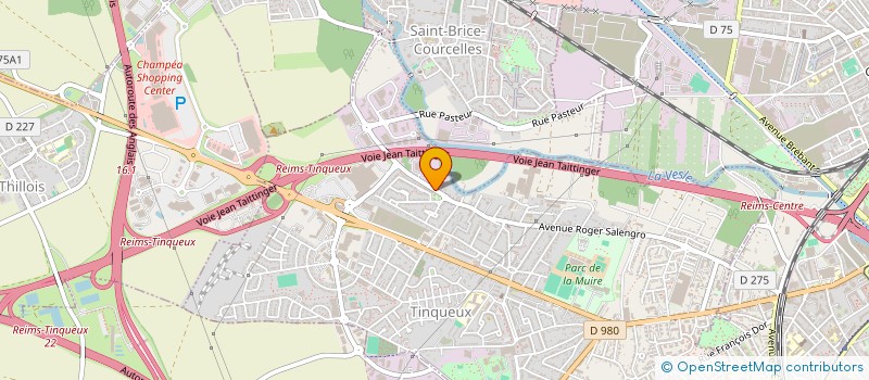 localisation de l'entreprise S.C.I.  6 CLAIRMARAIS  TINQUEUX