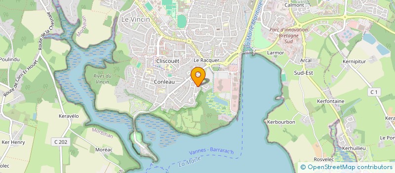 localisation de l'entreprise S.C.I. 62 RUE VICTOR BASCH  VANNES