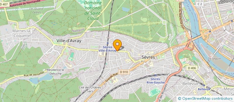 localisation de l'entreprise S.C.I 80 BIS GRANDE RUE à SEVRES