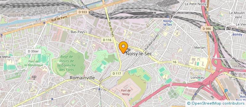 localisation de l'entreprise S.C.I. A.B à NOISY-LE-SEC