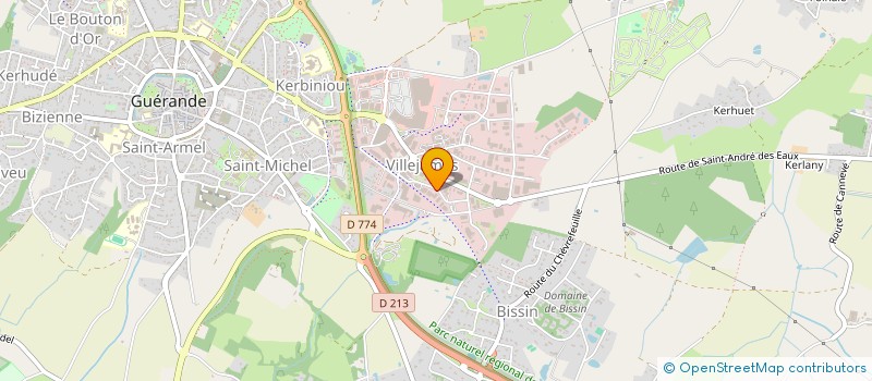 localisation de l'entreprise S.C.I. A.C.L.M  GUERANDE