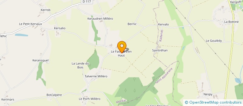 localisation de l'entreprise S.C.I. A FLEUR DE PEAU  MOREAC